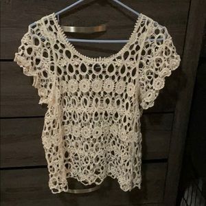 Boho Crochet Shirt